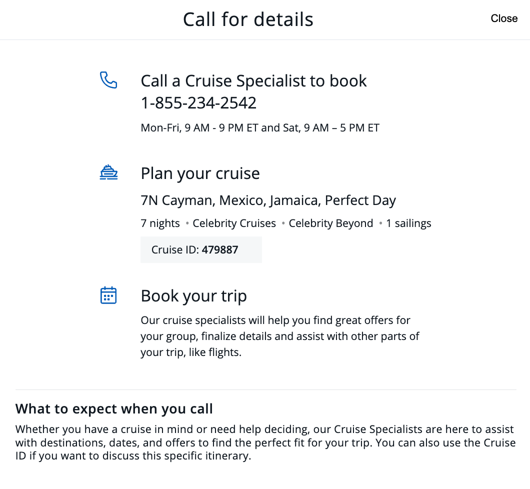 CHASE Travel cruise 