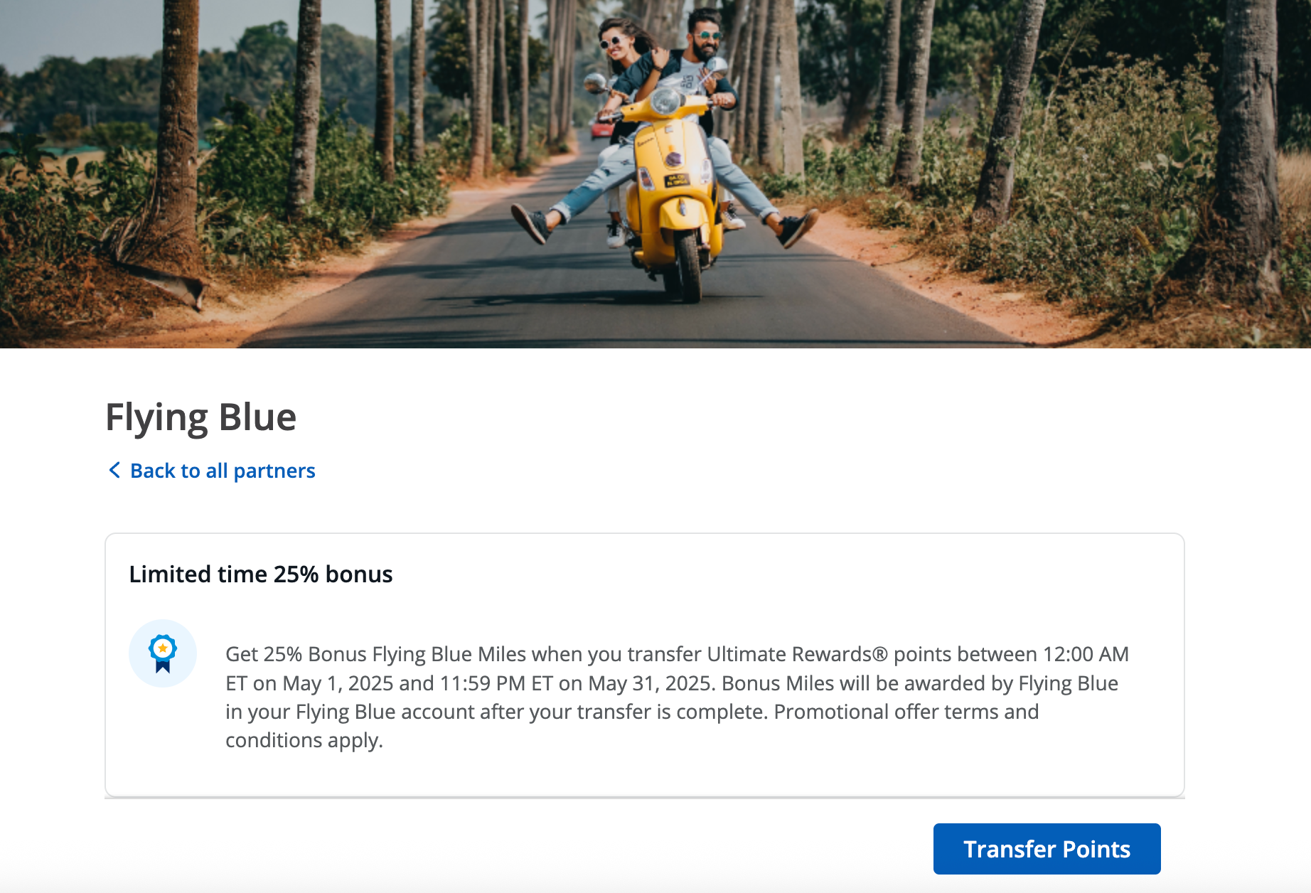 Flying Blue promo