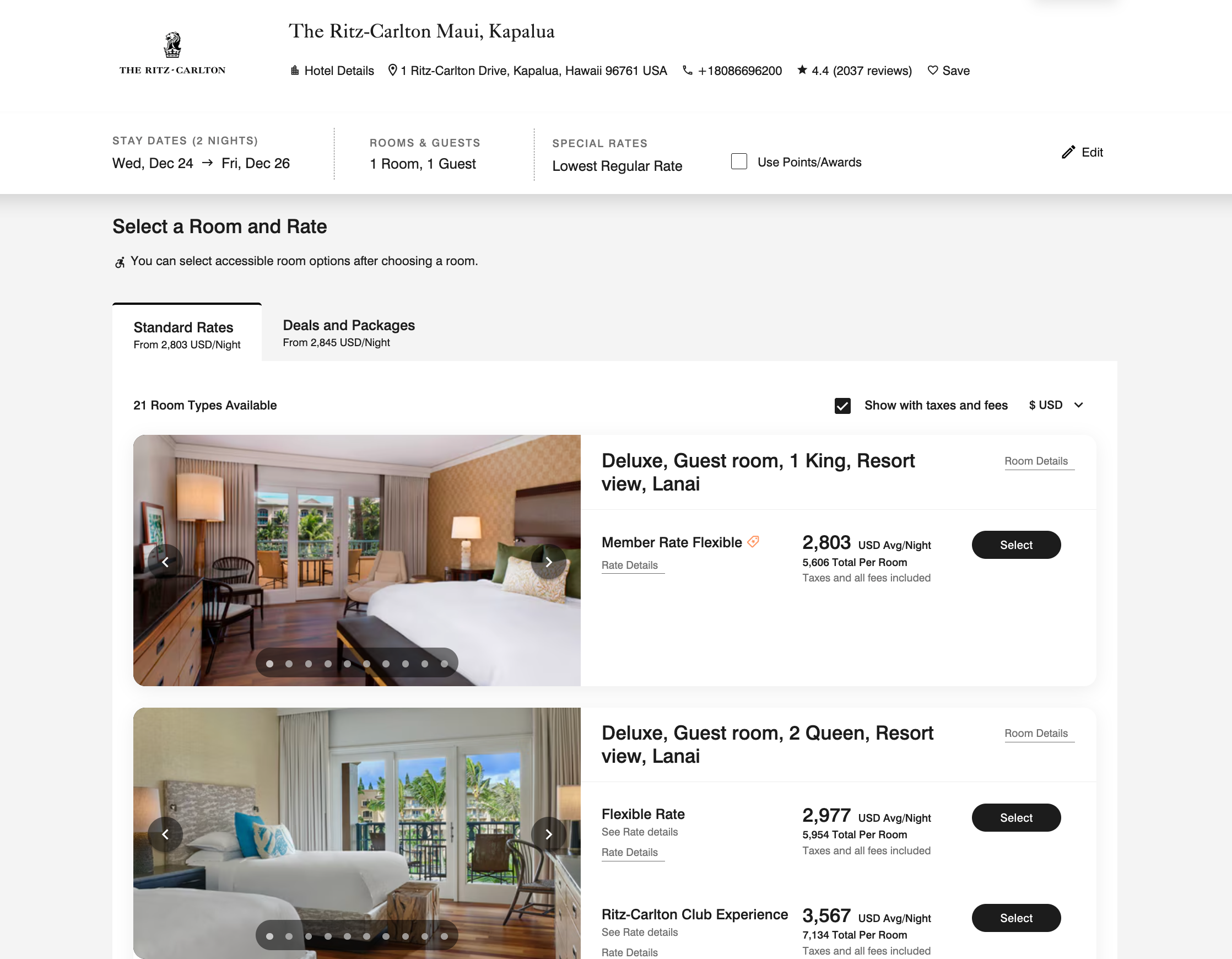 Marriott Bonvoy screenshot