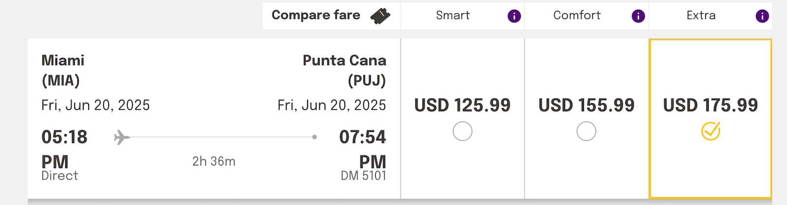 arajet booking page