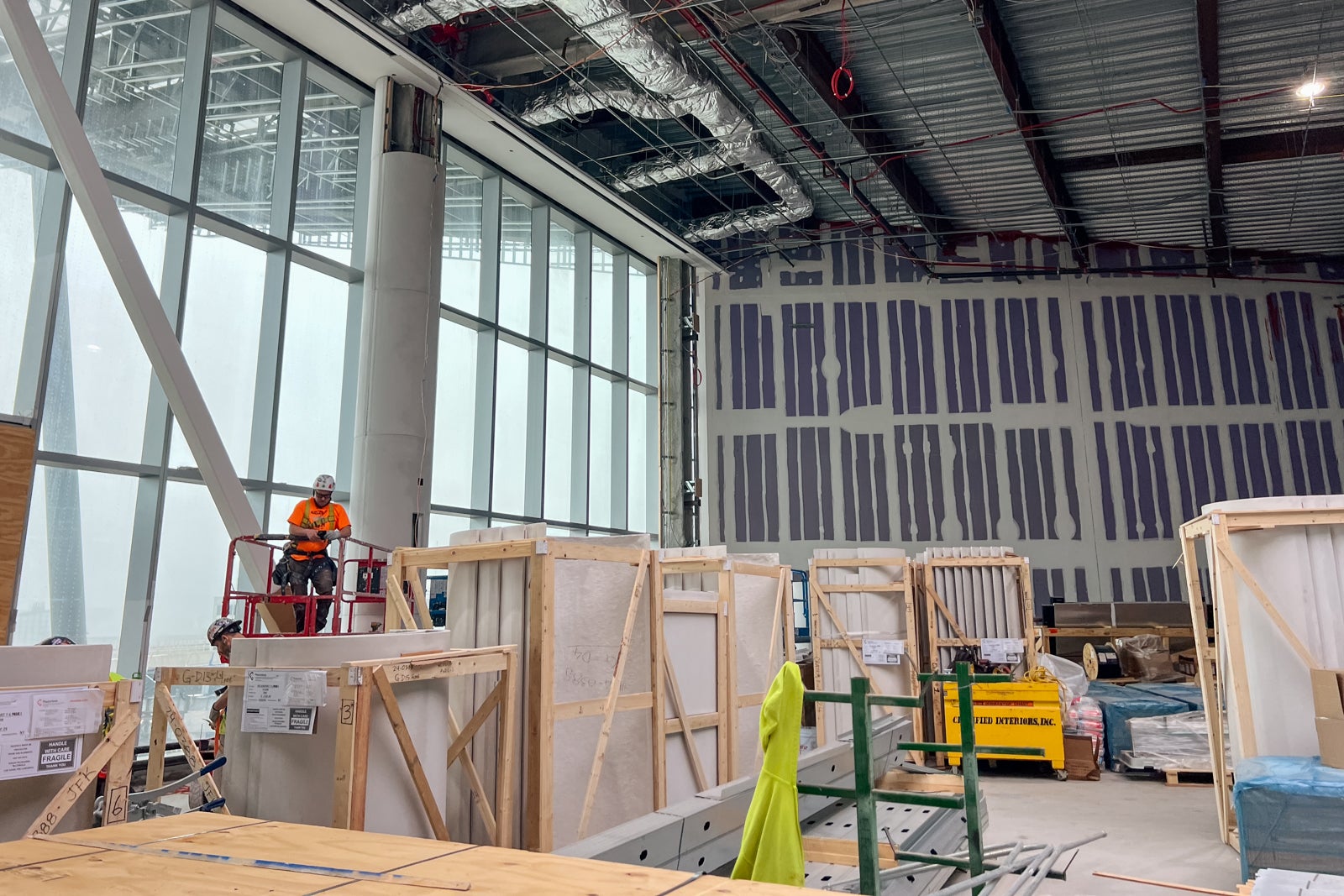 New Terminal 6 at JFK construction