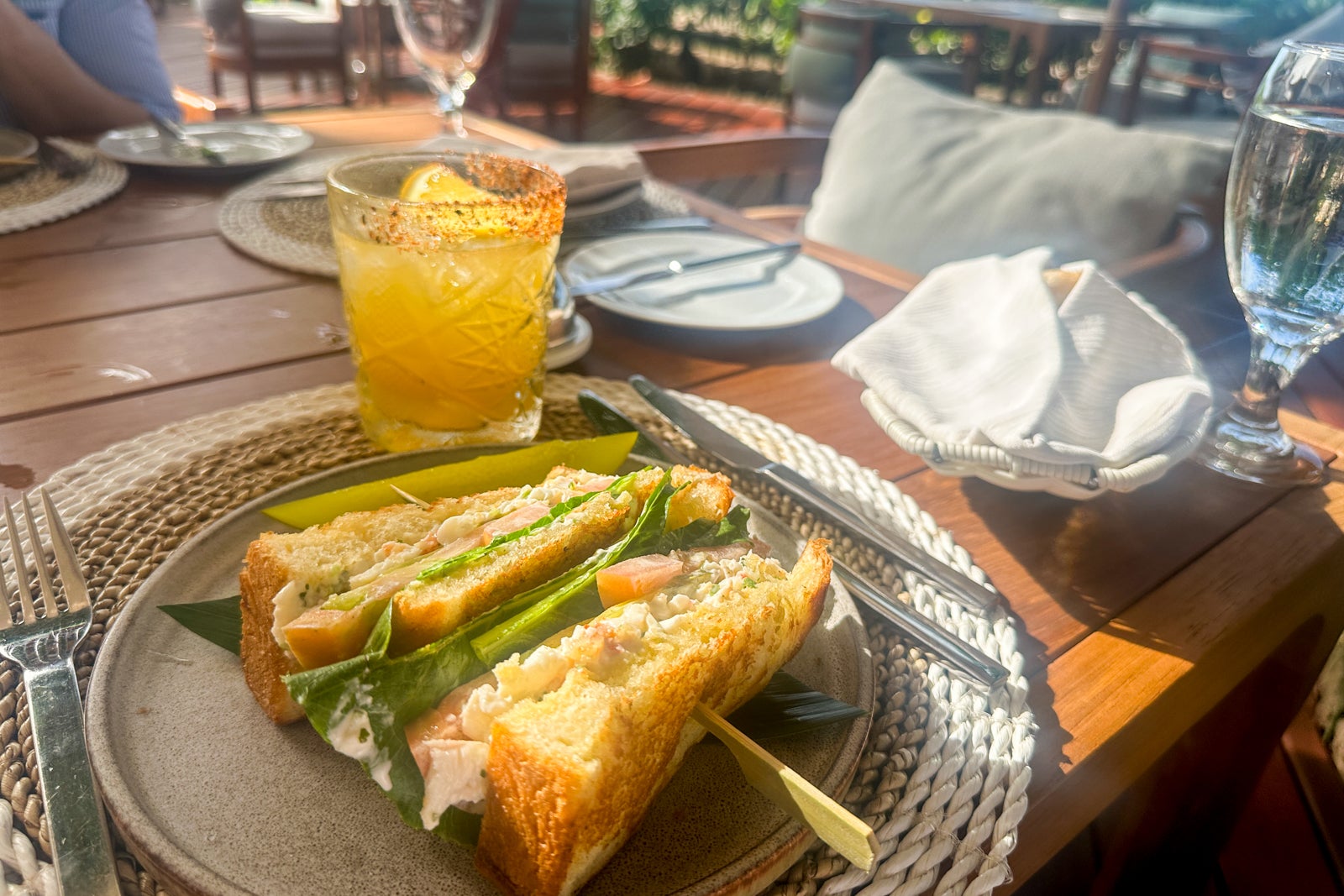 Hermitage Bay food