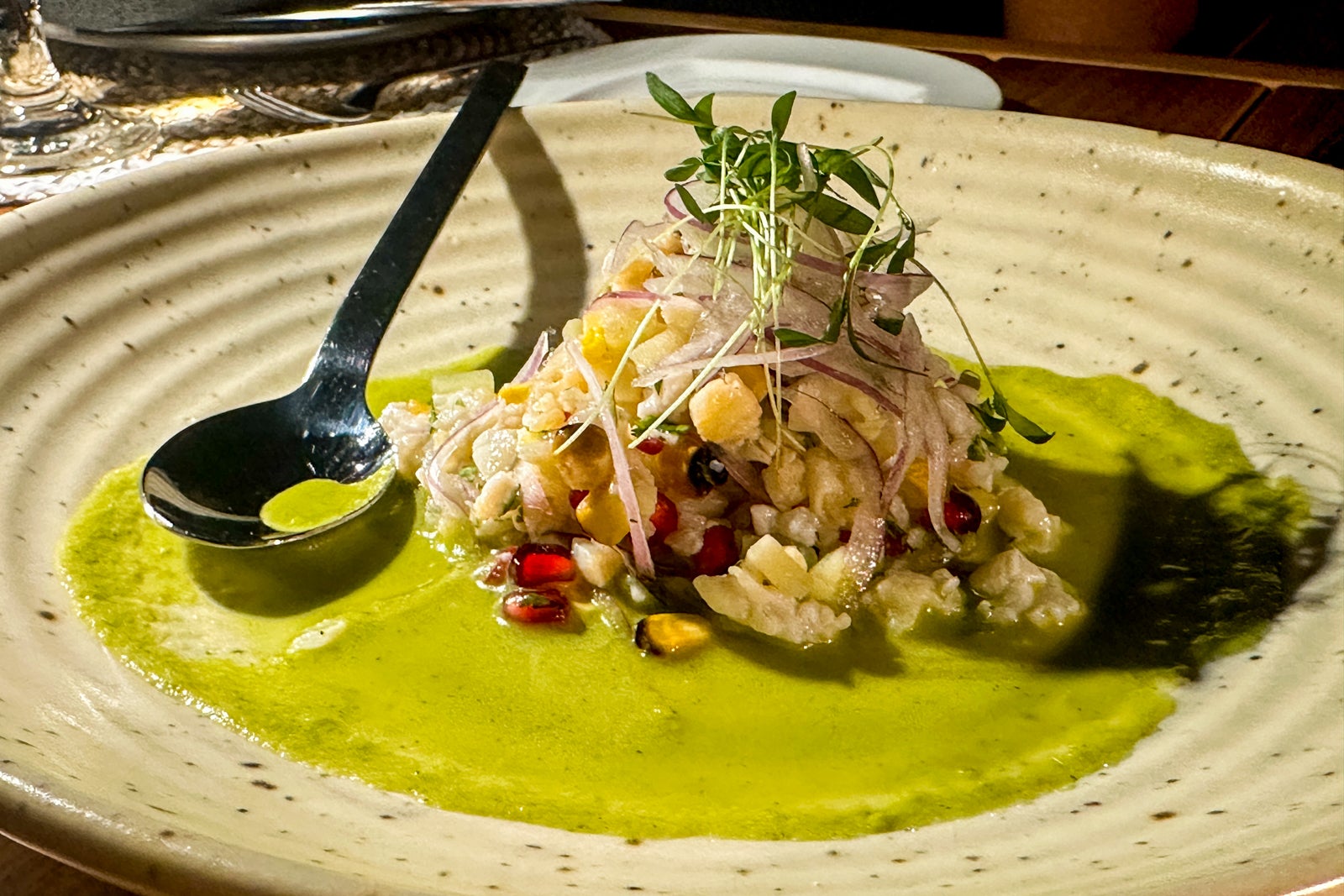 Hermitage Bay food