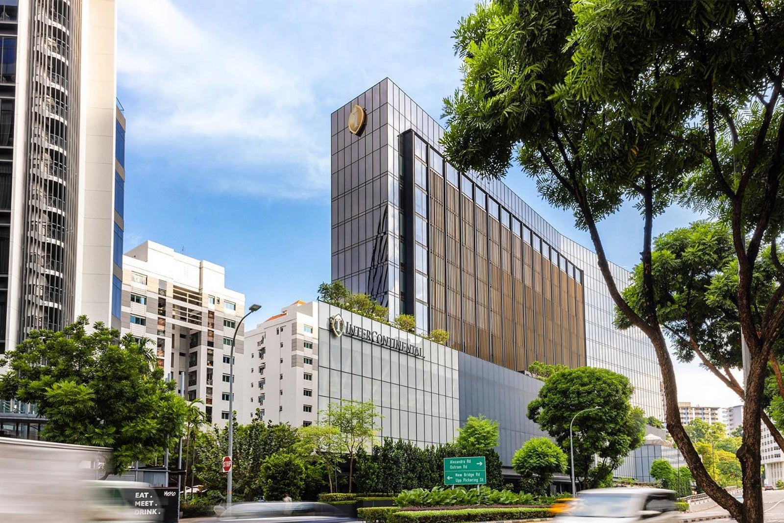 Outside view of the InterContinental Singapore Robertson Quay