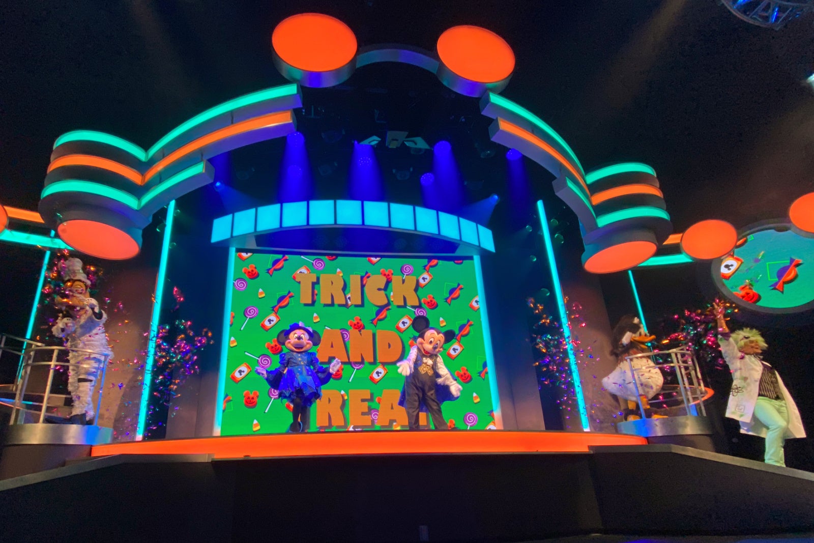 Disneyland Oogie Boogie Mickey Trick and Treat Show