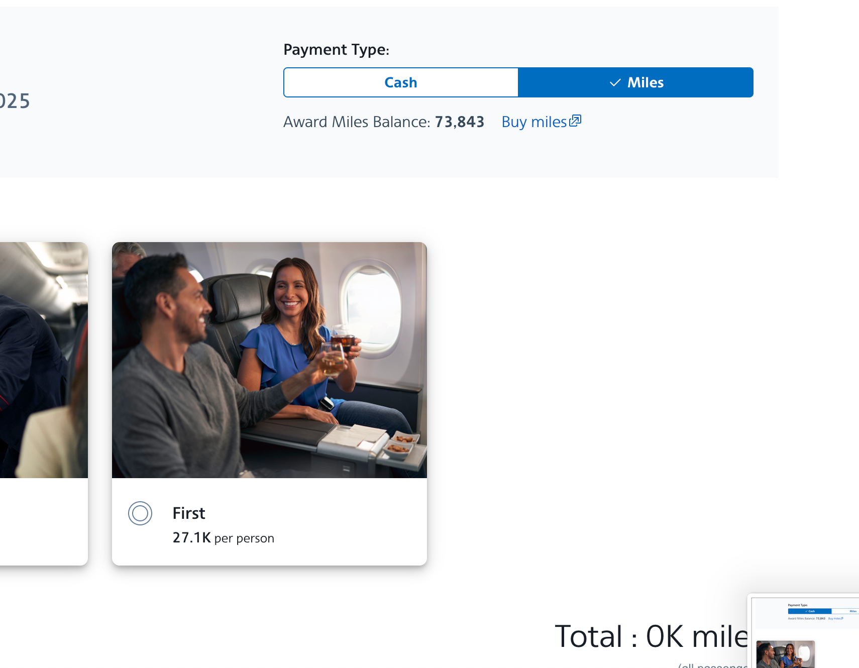 New upgrade offer on flight to Chicago. AA.COM