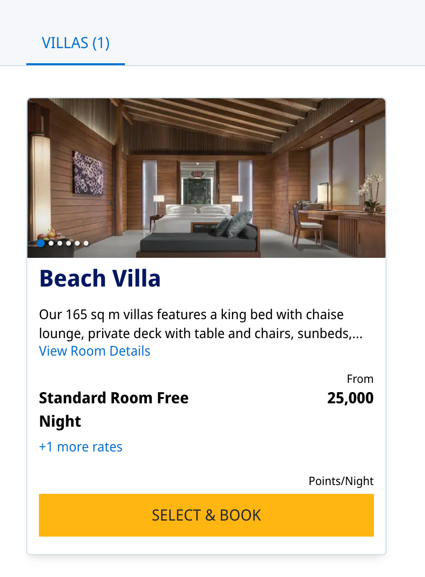 Park Hyatt Maldives Hadahaa points